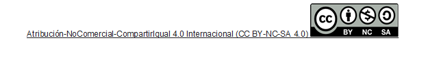 Atribución-NoComercial-CompartirIgual 4.0 Internacional (CC BY-NC-SA 4.0)  