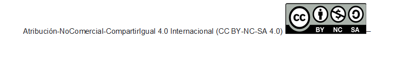 Atribución-NoComercial-CompartirIgual 4.0 Internacional (CC BY-NC-SA 4.0)  –