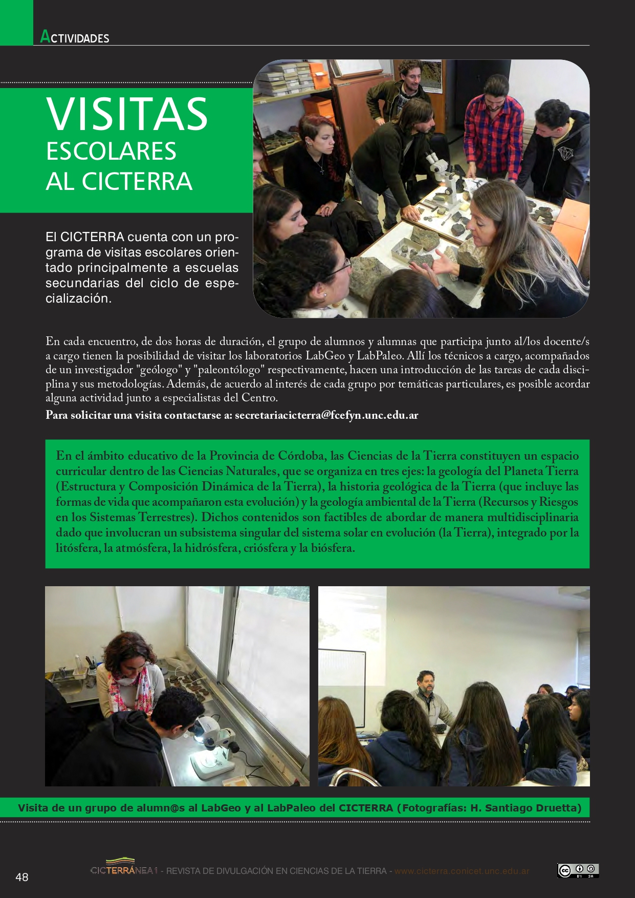 Visitas escolares