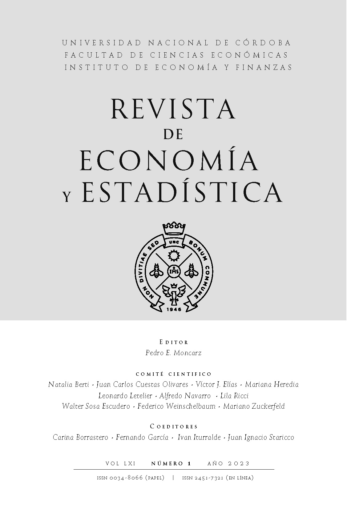 Revista de Economía y Estadística