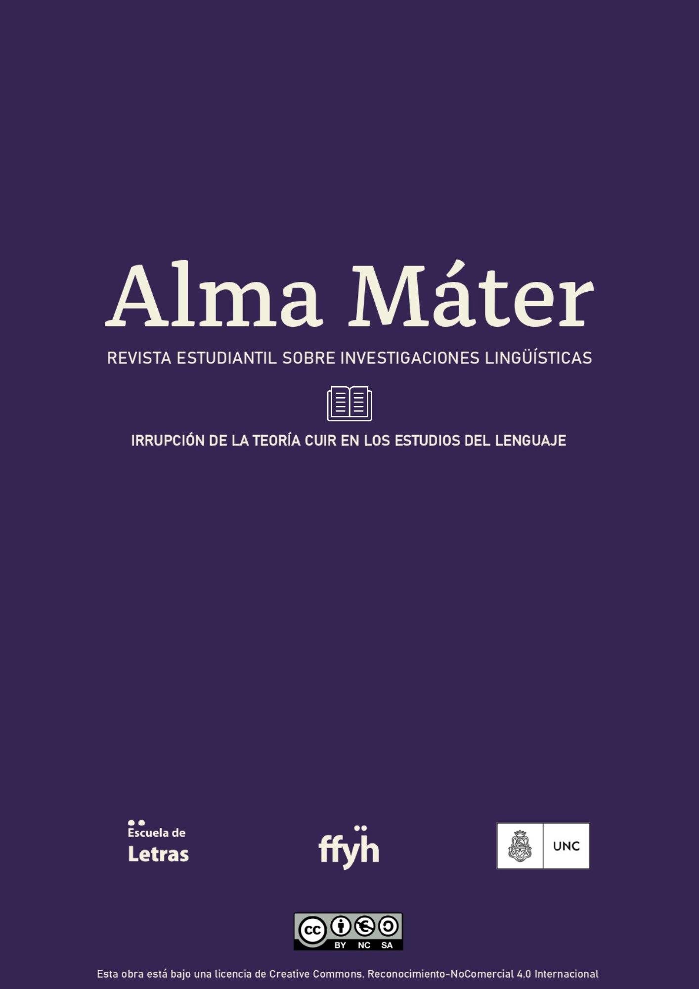 Alma Máter. Portada número 4. Irrupción de la teoría cuir en los estudios del lenguaje