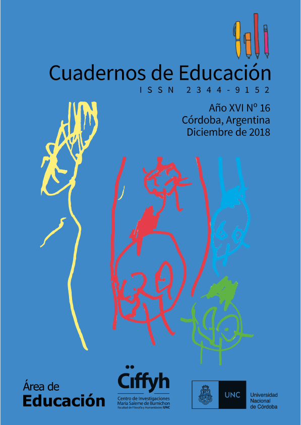 Tapa de Cuadernos de Educación Nº 16