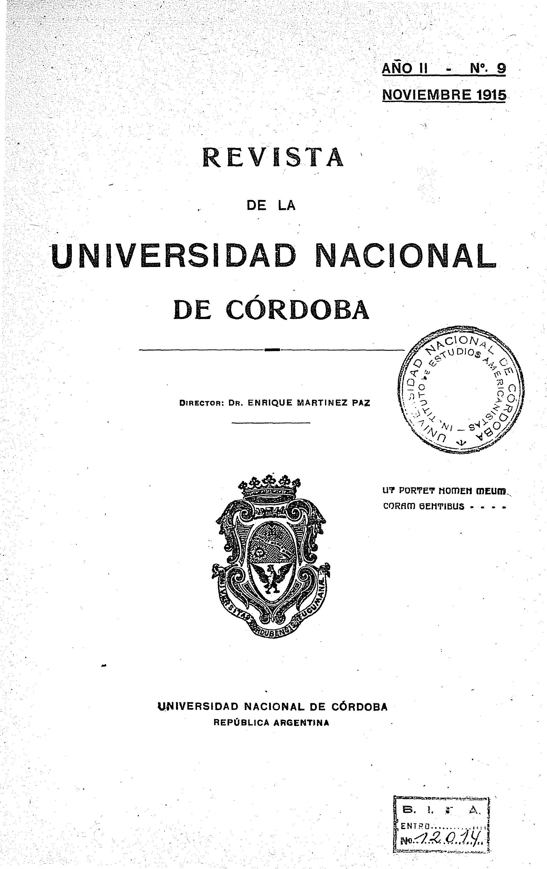 					Ver Vol. 2 Núm. 9 (1915): Noviembre
				