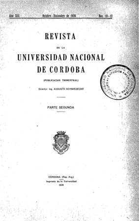 					Ver Vol. 13 Núm. 10/12 (1926): Octubre-Diciembre / Segunda parte
				