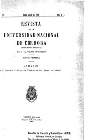 					Ver Vol. 15 Núm. 3/4 (1928): Mayo-Junio / Primera Parte
				