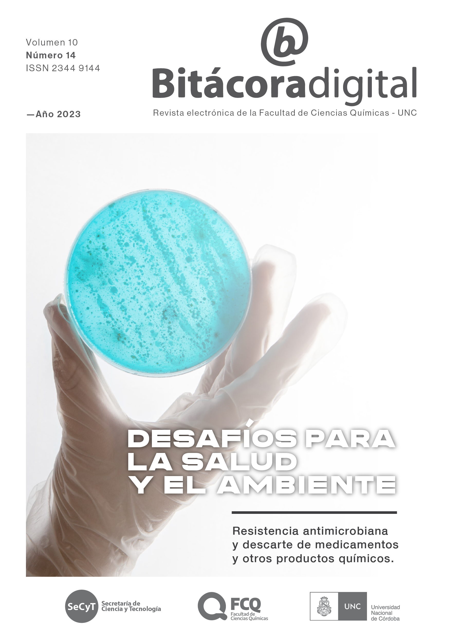 					Ver Vol. 10 Núm. 14 (2023): Desafíos para la salud y el ambiente : resistencia antimicrobiana y descarte de medicamentos y otros productos químicos
				