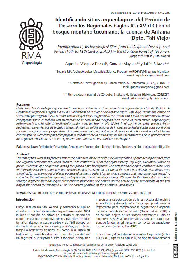 Trabalho de Vázquez Fiorani et al.