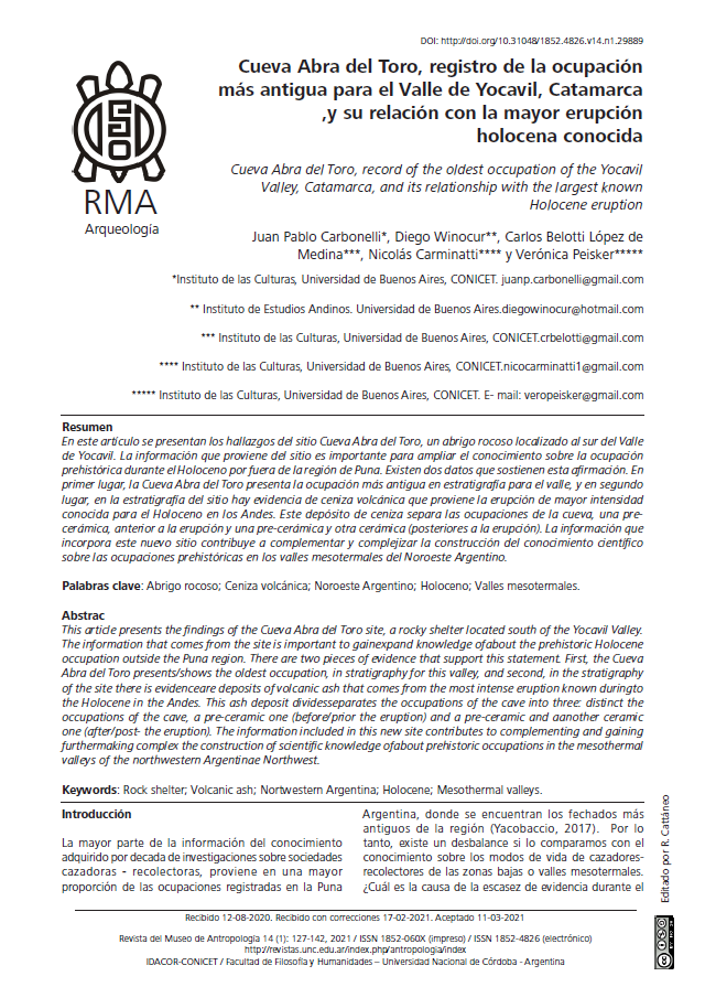 Trabajo de Carbonelli et al.