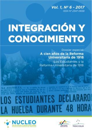 					View Vol. 6 No. 1 (2017): Integración y Conocimiento
				