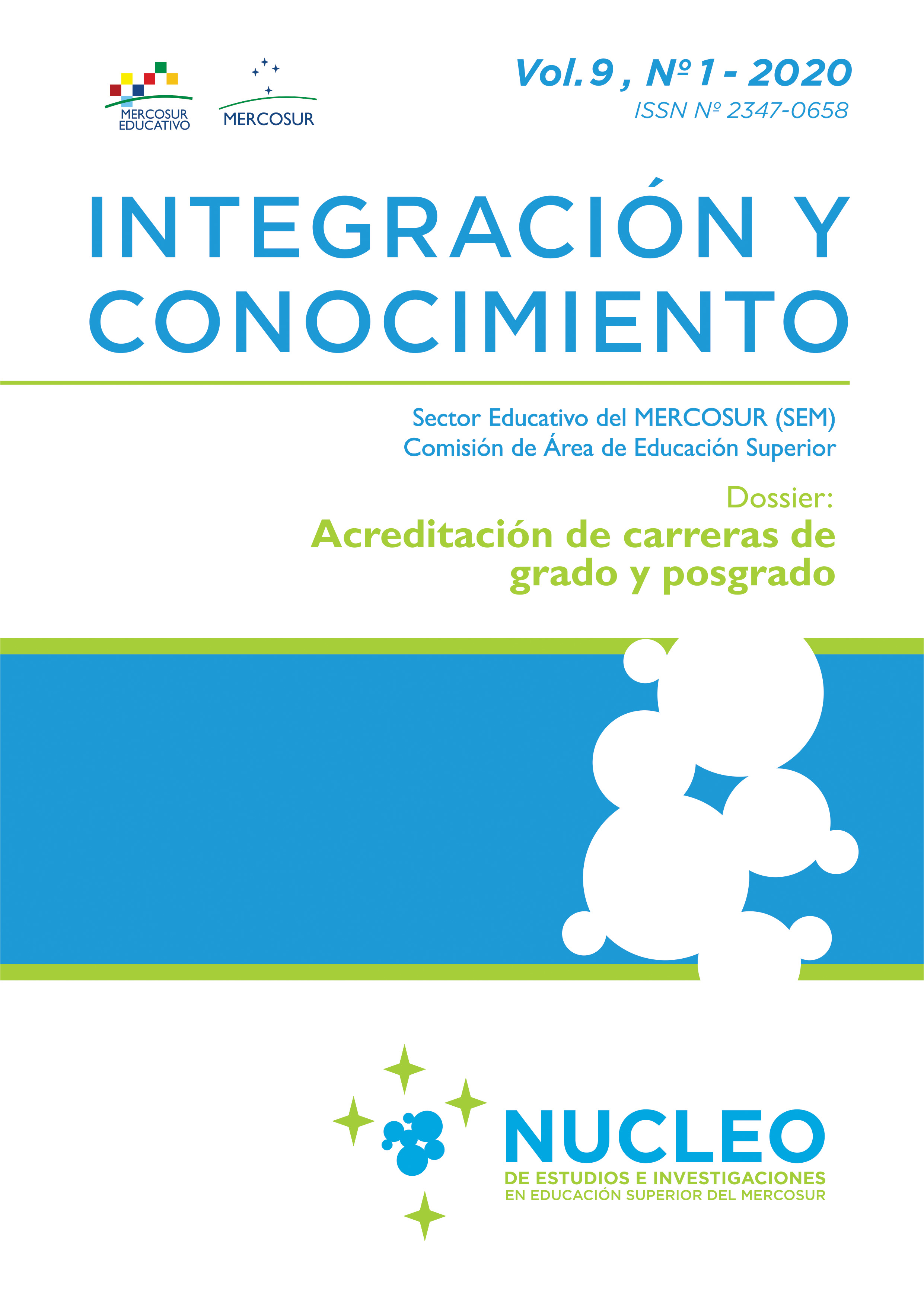 					View Vol. 9 No. 1 (2020): Integración y Conocimiento
				