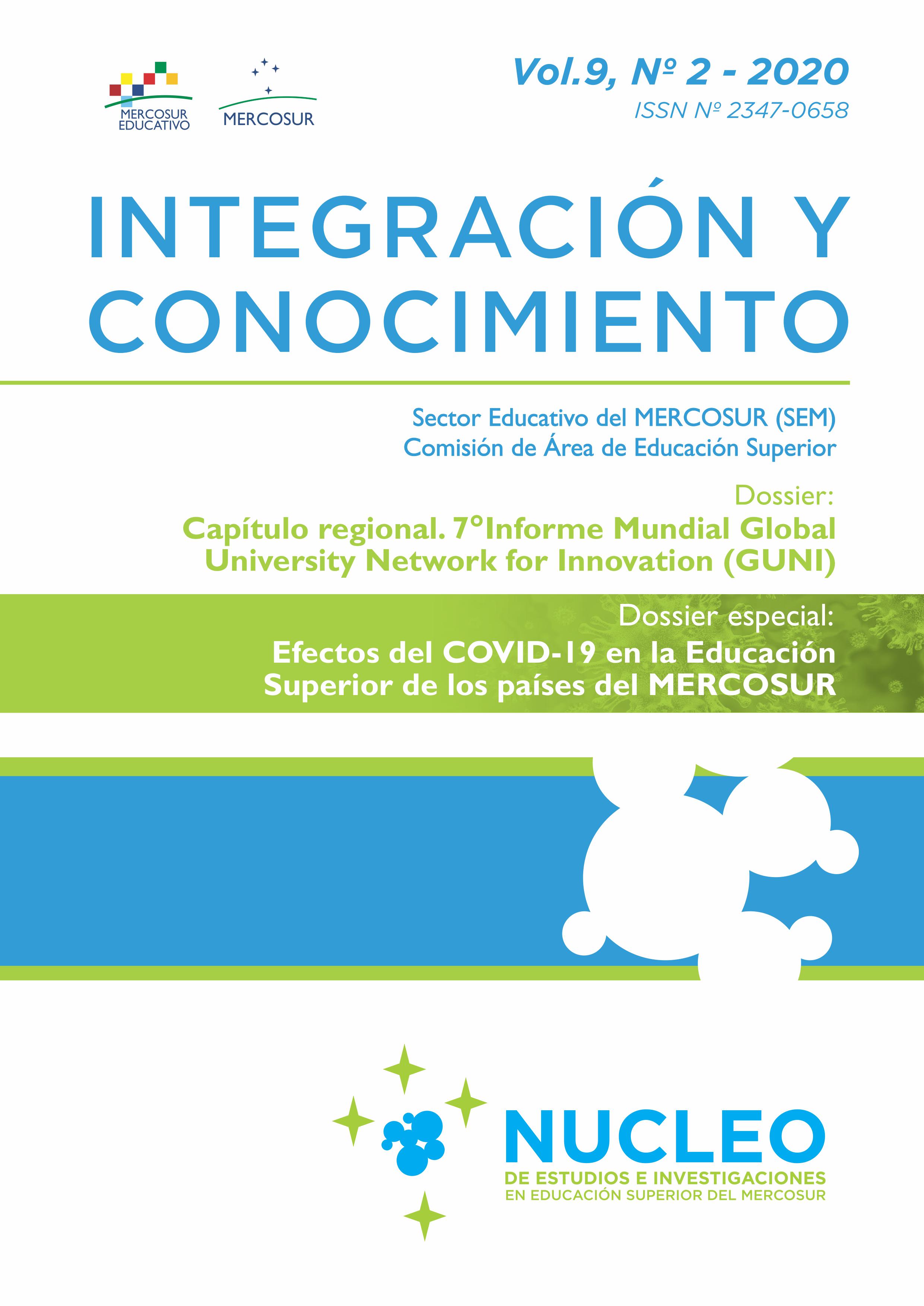 					View Vol. 9 No. 2 (2020): Integración y Conocimiento
				