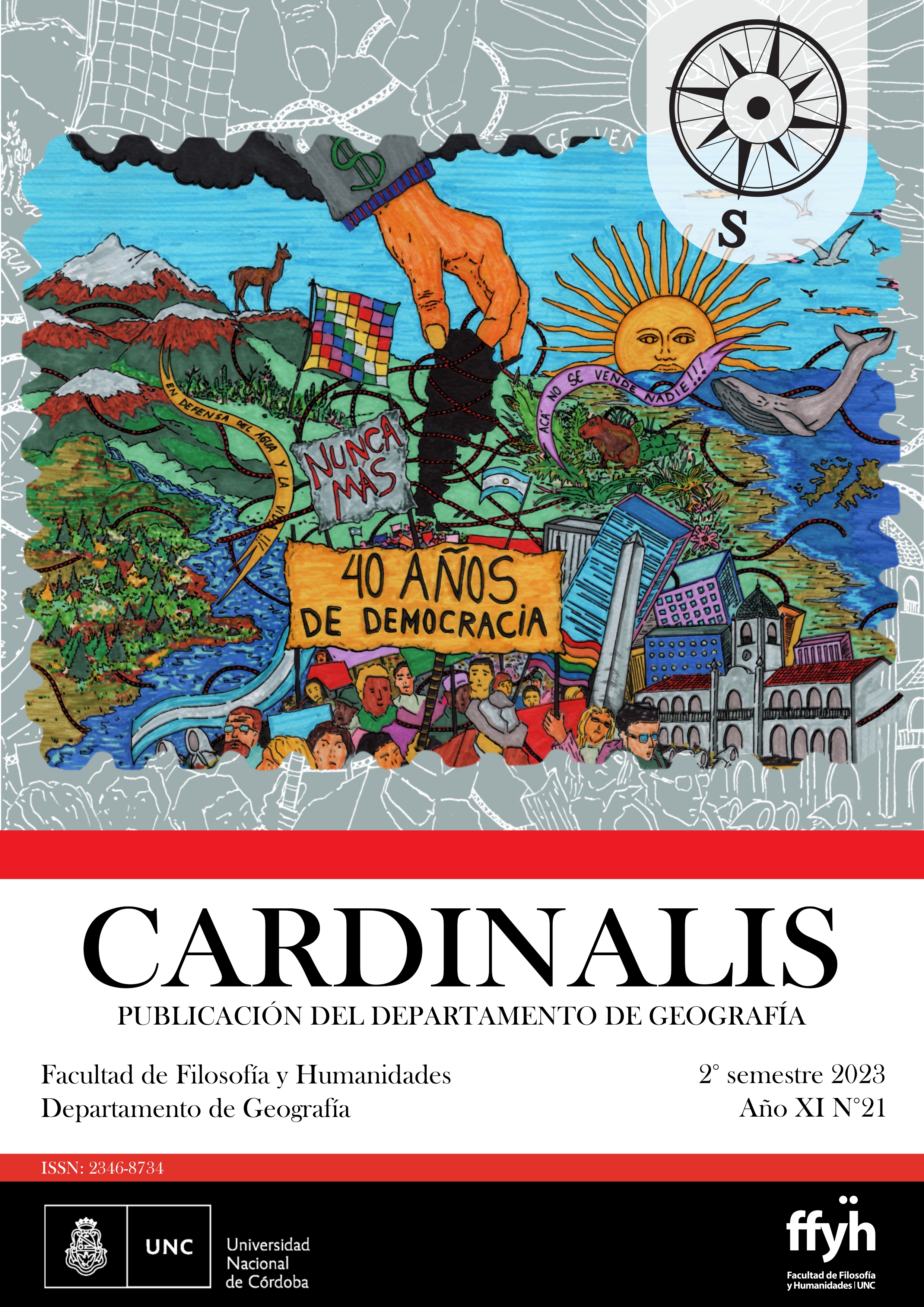 Arte de Tapa: "40 años de democracia y luchas colectivas. Ante lo individual, LO COLECTIVO". Vicente Girardi Callafa