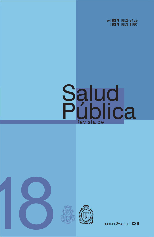 					Ver Vol. 22 Núm. 3 (2018): Revista de Salud Publica
				