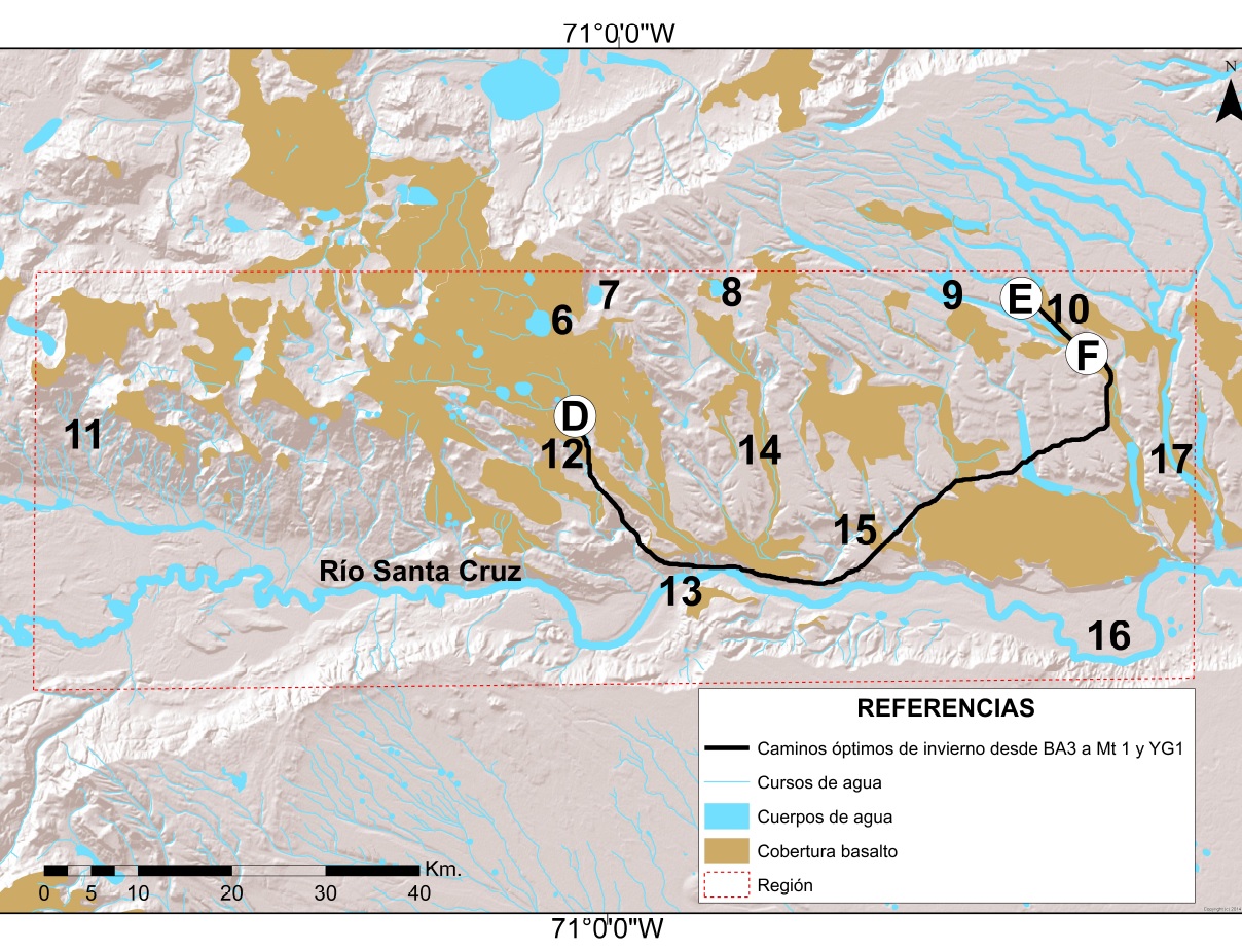 Mapa de la región