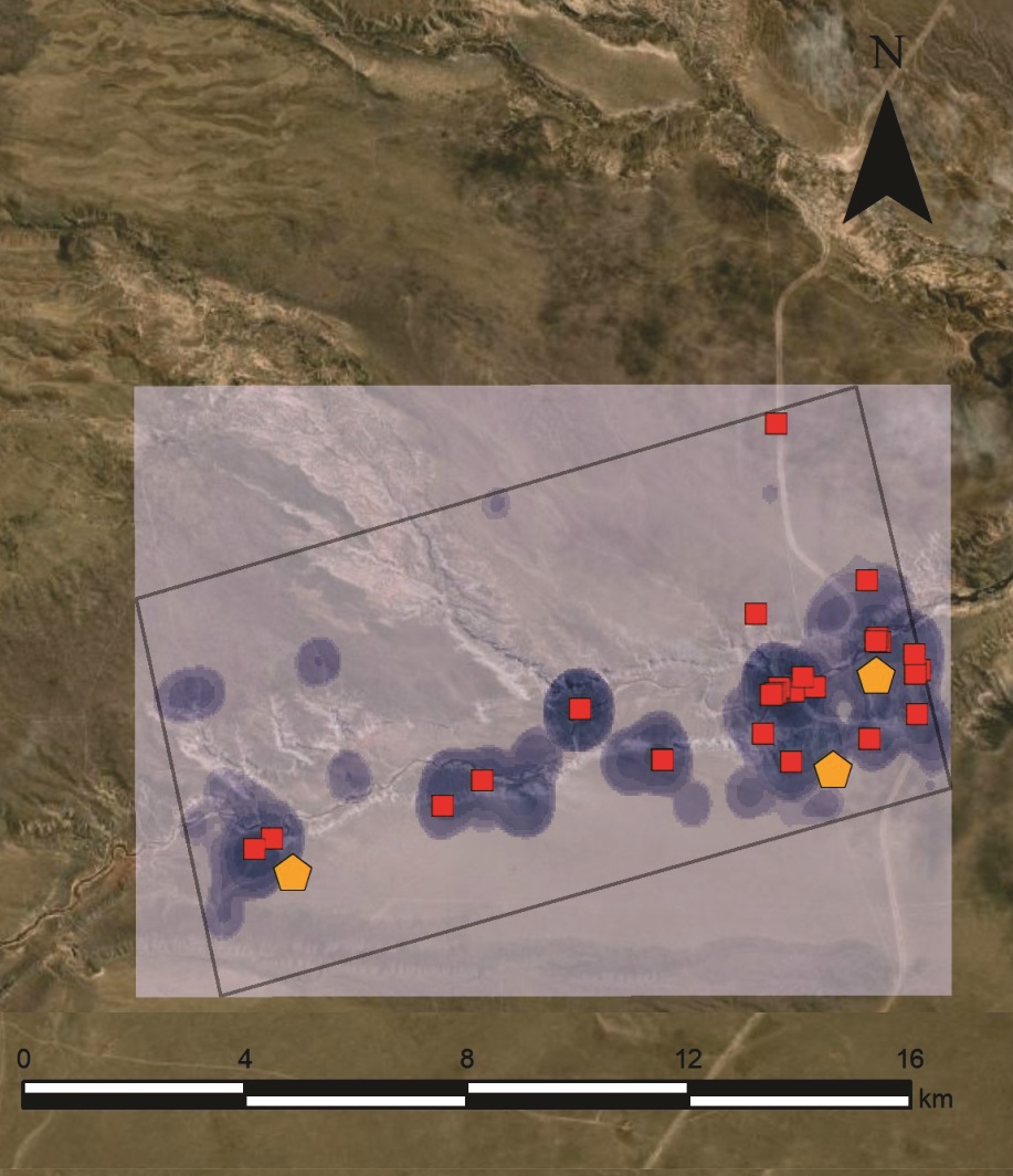 Imagen satelital y hallazgos con análisis espaciales